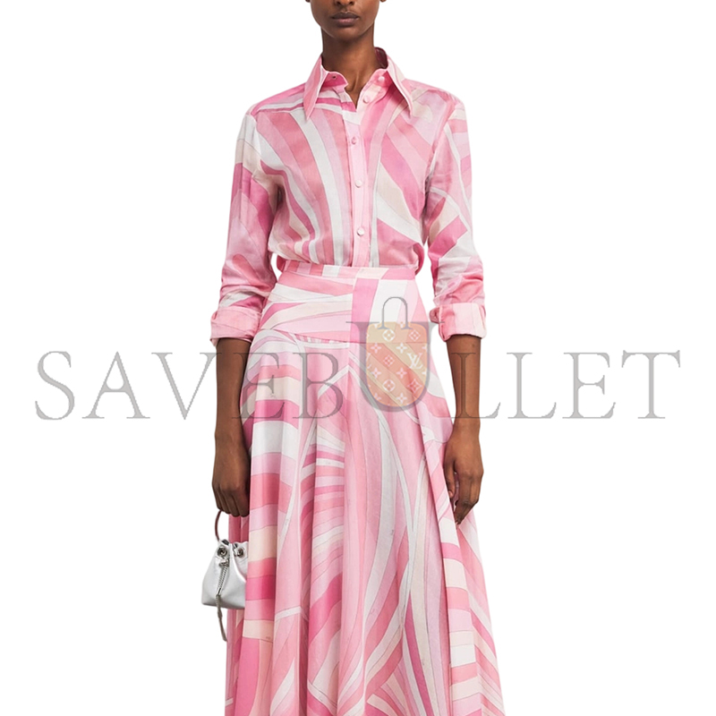 PUCCI COTTON PRINTED BLOUSE 5HRJ265H754040